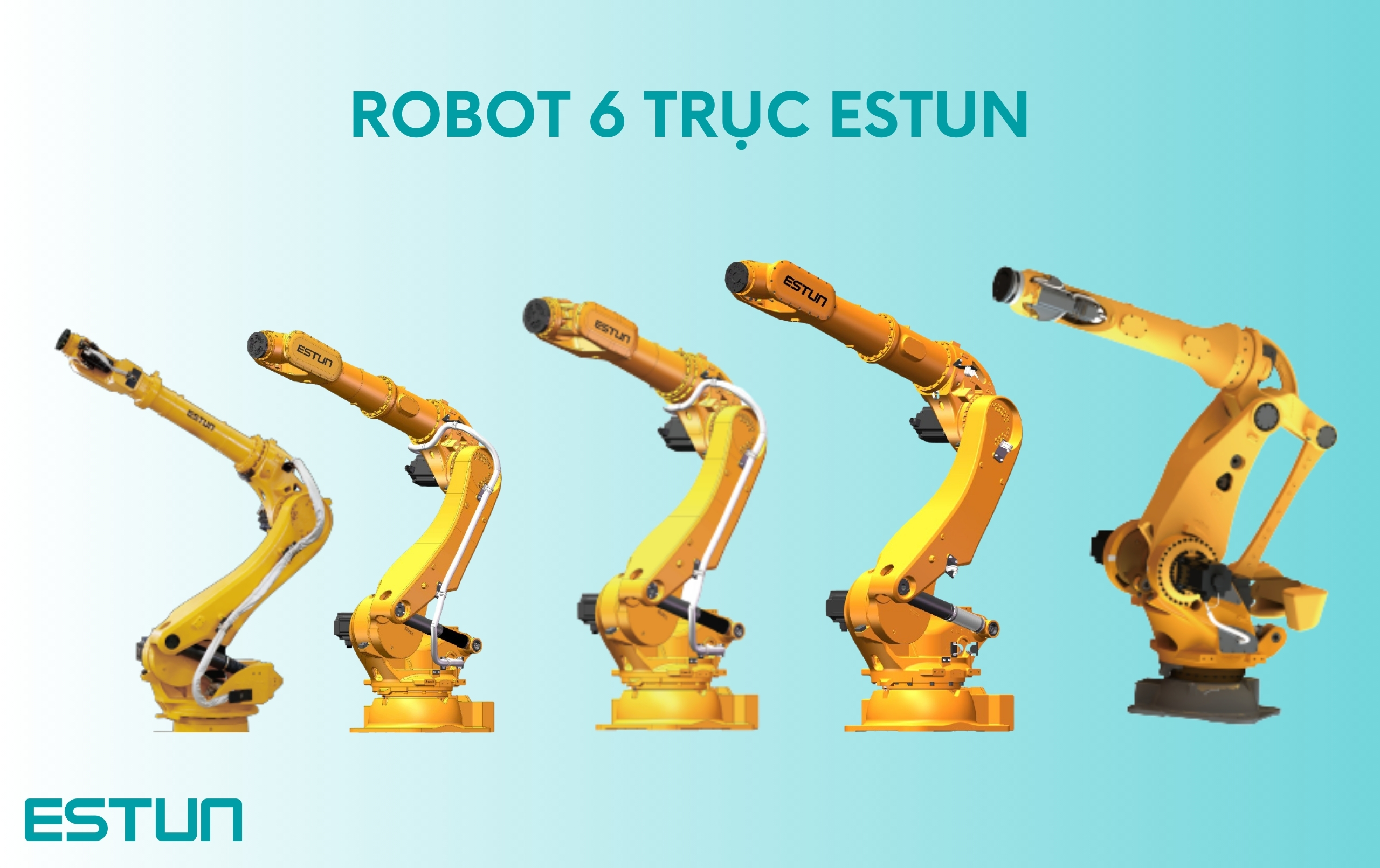 Robot xếp dỡ cell pin – Robot 6 trục ESTUN