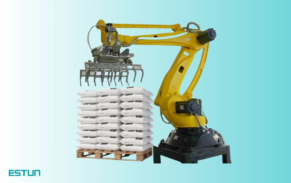 Tool gắp robot xếp hàng